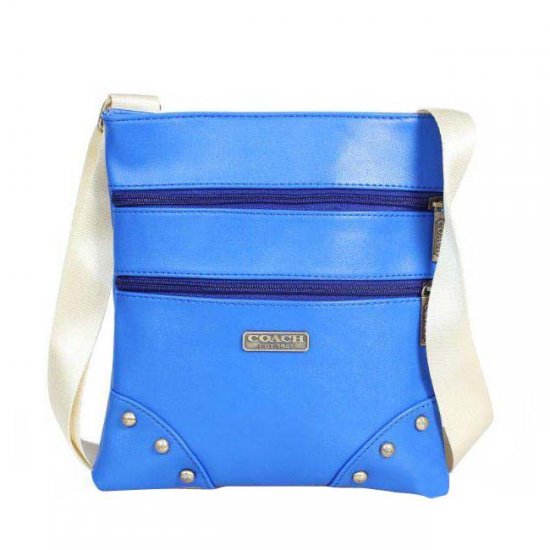 Coach North South Small Blue Crossbody Bags DPW Coach North South Small Blue Crossbody Bags DPW